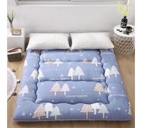 hxoity Colchoneta Tatami Grosor 10 Cm Colchón Japonés Futon Colchoneta para Suelo Colchones Transpirable para Las 4 Estaciones Suave Y Antideslizante Colchón Futon Plegable para Dormitorios