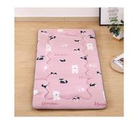 hxoity Tatami para Dormir Engrosar 5 Cm Colchón De Futón De Piso Japonés Estilo De Impresión De Dibujos Animados Colchón De Dormitorio De Estudiante Alfombra De Cama De Cama De Sofá Reclinable