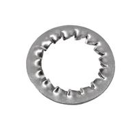 HXOUTGKP 10-150 Unidades M3-M16, Arandelas de Seguridad Dentadas Externas E Internas de Acero Inoxidable 304, Junta Espaciadora Dentada de Estrella/Serration Internal/M6 (150Pcs)