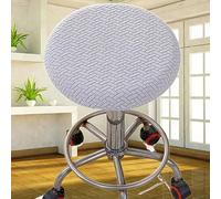 HXOUTGKP Bar Stool Covers Stretch Vanity Stool Slipcover 30-38/30 * 40Cm Jacquard Chair Seat Slipcovers/31#/30-36Cm