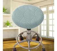 HXOUTGKP Bar Stool Covers Stretch Vanity Stool Slipcover 30-38/30 * 40Cm Jacquard Chair Seat Slipcovers/10#/30-36Cm