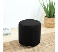 HXOUTGKP Funda Cuadrada Lavable para Otomana, Funda Protectora para Reposapiés, Funda Elástica para Taburete Otomano con Base Elástica/I/35 * 35Cm