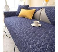 HXOUTGKP Funda de Sofá de 3, 2 O 4 Plazas en Forma de L, Fundas para Sofá Esquinero Y Fundas Verdes Acolchadas con Relieve/21#/1Pc 70 * 150Cm