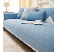 HXOUTGKP Funda de Sofá de 3, 2 O 4 Plazas en Forma de L, Fundas para Sofá Esquinero Y Fundas Verdes Acolchadas con Relieve/4#/1Pc 70 * 150Cm