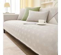 HXOUTGKP Funda de Sofá de 3, 2 O 4 Plazas en Forma de L, Fundas para Sofá Esquinero Y Fundas Verdes Acolchadas con Relieve/1#/1Pc 70 * 150Cm