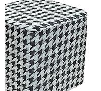 HXOUTGKP Funda para Otomana, Funda para Reposapiés, Funda Elástica Lavable para Otomana, Funda Elástica Desmontable de 35 X 35/40 X 40 cm/F/35 * 35Cm