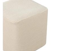 HXOUTGKP Funda para Otomana, Funda para Reposapiés, Funda Elástica Lavable para Otomana, Funda Elástica Desmontable de 35 X 35/40 X 40 cm/R/33 * 33Cm