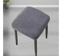 HXOUTGKP Fundas de Jacquard para Asientos de Silla de Comedor, Funda Elástica de Spandex para Taburete sin Respaldo, Funda Protectora Extraíble (2 O 4 Unidades)/a/4Pcs