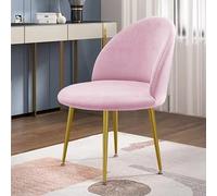 HXOUTGKP Fundas para Silla de Maquillaje Duckpik de Terciopelo de 1, 2, 4 O 6 Piezas, Funda para Taburete Redondo con Acento, Respaldo Bajo, Funda para Silla de Comedor, Funda Elástica Alta/P/1Pcs