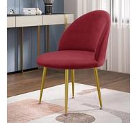 HXOUTGKP Fundas para Silla de Maquillaje Duckpik de Terciopelo de 1, 2, 4 O 6 Piezas, Funda para Taburete Redondo con Acento, Respaldo Bajo, Funda para Silla de Comedor, Funda Elástica Alta/N/6Pcs