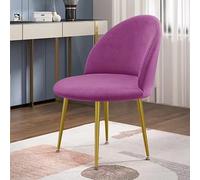 HXOUTGKP Fundas para Silla de Maquillaje Duckpik de Terciopelo de 1, 2, 4 O 6 Piezas, Funda para Taburete Redondo con Acento, Respaldo Bajo, Funda para Silla de Comedor, Funda Elástica Alta/Q/2Pcs