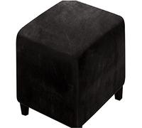 HXOUTGKP Square Ottoman Slipcover With Elastic Bottom Footstool Protector Covers Stool Ottoman Covers Stretch/O/38 * 38Cm