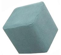 HXOUTGKP Square Ottoman Slipcover With Elastic Bottom Footstool Protector Covers Stool Ottoman Covers Stretch/E/35 * 35Cm