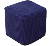 HXOUTGKP Square Ottoman Slipcover With Elastic Bottom Footstool Protector Covers Stool Ottoman Covers Stretch/J/40 * 40Cm