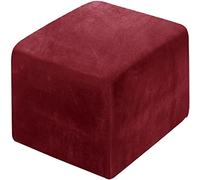 HXOUTGKP Square Ottoman Slipcover With Elastic Bottom Footstool Protector Covers Stool Ottoman Covers Stretch/T/38 * 38Cm