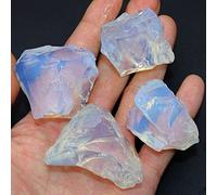HXSCOO Piedras en Bruto de ópalo Natural, Cristal de Cuarzo, Mineral Crudo, Cristales curativos de Reiki, muestras de Gemas, decoración Coleccionable for el hogar