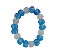 HXSCOO Pulsera de Caqui Hecha a Mano for Mujer | Joyería única de Cuentas de oración de Vidrio(Color4)