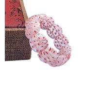 HXSCOO Pulsera de Cuerda elástica con Esmalte de Colores de Flores Hecha a Mano for Mujer, Regalo de joyería DIY(Color3)