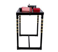 HXSD Mesa de Lucha de Brazos con manija giratoria con Brazo eléctrico,Negro