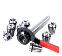 HXSMOZ Juego de 9 Mandriles de Pinza de Resorte ER32 for fresado MT2 MT3 MT4 ER32 for máquina de Grabado CNC, portaherramientas de Torno de fresado.(MTA3 ER32 (9Pcs))