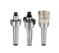 HXSMOZ Portaherramientas Morse FMB for fresadora de Cara, MT2, MT3, MT4, FMB22, FMB27, FMB32, FMB40, Soporte for CNC, BAP300R, 400R, 50 mm, 1 Unidad(MT4-FMB32(M16))