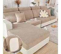 HXSZWJJ Lilyon - Lilyon Sofa Cover, Magic Sofa Covers Couch Covers, Interior Magic Sofa Covers, Soothing Home Sofa Covers Washable, Home Sofa Cushion Covers(Coffee-A,Pillow Cover)