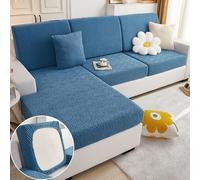 HXSZWJJ Lilyon - Lilyon Sofa Cover, Magic Sofa Covers Couch Covers, Interior Magic Sofa Covers, Soothing Home Sofa Covers Washable, Home Sofa Cushion Covers(Blue-D,Pillow Cover)