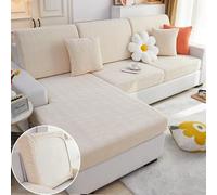 HXSZWJJ Lilyon - Lilyon Sofa Cover, Magic Sofa Covers Couch Covers, Interior Magic Sofa Covers, Soothing Home Sofa Covers Washable, Home Sofa Cushion Covers(Beige-B,Pillow Cover)