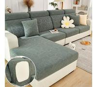HXSZWJJ Lilyon - Lilyon Sofa Cover, Magic Sofa Covers Couch Covers, Interior Magic Sofa Covers, Soothing Home Sofa Covers Washable, Home Sofa Cushion Covers(Green-C,Pillow Cover)