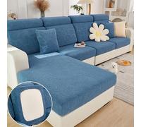HXSZWJJ Lilyon - Lilyon Sofa Cover, Magic Sofa Covers Couch Covers, Interior Magic Sofa Covers, Soothing Home Sofa Covers Washable, Home Sofa Cushion Covers(Blue-C,Pillow Cover)
