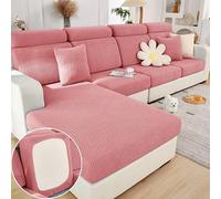 HXSZWJJ Lilyon - Lilyon Sofa Cover, Magic Sofa Covers Couch Covers, Interior Magic Sofa Covers, Soothing Home Sofa Covers Washable, Home Sofa Cushion Covers(Pink-A,Pillow Cover)