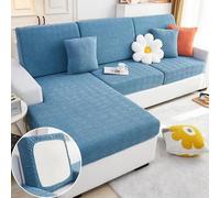 HXSZWJJ Lilyon - Lilyon Sofa Cover, Magic Sofa Covers Couch Covers, Interior Magic Sofa Covers, Soothing Home Sofa Covers Washable, Home Sofa Cushion Covers(Blue-B,Pillow Cover)