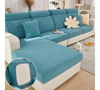 HXSZWJJ Lilyon - Lilyon Sofa Cover, Magic Sofa Covers Couch Covers, Interior Magic Sofa Covers, Soothing Home Sofa Covers Washable, Home Sofa Cushion Covers(Sea Blue-C,Pillow Cover)