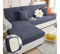 HXSZWJJ Lilyon - Lilyon Sofa Cover, Magic Sofa Covers Couch Covers, Interior Magic Sofa Covers, Soothing Home Sofa Covers Washable, Home Sofa Cushion Covers(Dark Blue-D,Chaise Cover)