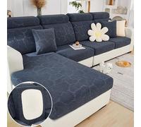 HXSZWJJ Lilyon - Lilyon Sofa Cover, Magic Sofa Covers Couch Covers, Interior Magic Sofa Covers, Soothing Home Sofa Covers Washable, Home Sofa Cushion Covers(Dark Blue-C,Single Seat Cover-M)