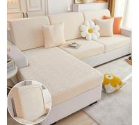 HXSZWJJ Lilyon - Lilyon Sofa Cover, Magic Sofa Covers Couch Covers, Interior Magic Sofa Covers, Soothing Home Sofa Covers Washable, Home Sofa Cushion Covers(Beige-D,Pillow Cover)