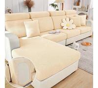 HXSZWJJ Lilyon - Lilyon Sofa Cover, Magic Sofa Covers Couch Covers, Interior Magic Sofa Covers, Soothing Home Sofa Covers Washable, Home Sofa Cushion Covers(Beige-A,Pillow Cover)