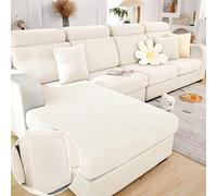 HXSZWJJ Lilyon - Lilyon Sofa Cover, Magic Sofa Covers Couch Covers, Interior Magic Sofa Covers, Soothing Home Sofa Covers Washable, Home Sofa Cushion Covers(White-A,Pillow Cover)