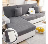 HXSZWJJ Lilyon - Lilyon Sofa Cover, Magic Sofa Covers Couch Covers, Interior Magic Sofa Covers, Soothing Home Sofa Covers Washable, Home Sofa Cushion Covers(Dark Gray-B,Pillow Cover)