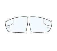 HXVGEGKPYK 1/2 Uds para Escape para C-MAX 2013-2018 Edición Estadounidense Lente Espejo Retrovisor Calefactor Coche CJ5Z17K707B CJ5Z17K707G Cristal Espejo Retrovisor(Left and Right)