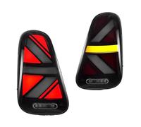 HXVGEGKPYK Grupo Óptico Trasero para R Series 1th Gen R50 R52 R53 2001-2006 Luces Traseras Señal De Giro Secuencial con Iluminación De Bienvenida Dinámica Piloto Trasero Coche(Clear)