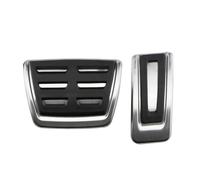 HXVGEGKPYK Pedales Cubierta Pedal para A1 A3 Q2 Q3 2022 para Sportback AT MT Cubierta Pedales Acelerador Freno Reposapiés Acero Inoxidable(2 pcs AT)