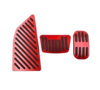 HXVGEGKPYK Pedales Cubierta Pedal para C-HR para CHR 2016 2017 2018 2019 2020 2021 2022 2023 Protectores Antideslizantes Pedales Acelerador Freno(AT 3pcs Red)