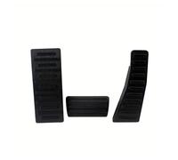 HXVGEGKPYK Pedales Cubierta Pedal para Civic 8.ª Generación 2006-2011 Juego 3 Pedales Deportivos Antideslizantes Aleación Aluminio Coche(Black)