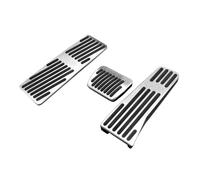 HXVGEGKPYK Pedales Cubierta Pedal para Mazda 3 BP CX30 CX-30 CX50 CX60 MX30 2019 2020 2021 2022 2023 2024 2025 Cubierta Reposapiés Acelerador Pedal Freno(AT 3PCS Silver)