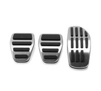 HXVGEGKPYK Pedales Cubierta Pedal para Xtrail para Rogue T32 para Qashqai J11 para Kicks Fundas Antideslizantes Pedales Coche Almohadillas Pedales Carreras Accesorios(3Pcs MT)