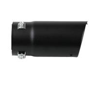 HXVGEGKPYK Punta Escape Punta Escape Universal para Coche Entrada 70 Mm Y Salida 76 Mm Silenciador Escape. Silenciador Escape(Black)