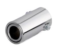 HXVGEGKPYK Punta Escape Punta Tubo Escape para E91 para E46 Silenciador Automático Acero Inoxidable Tubo Escape Ajuste del Cortador Silenciador. Silenciador Escape(Flat)