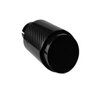 HXVGEGKPYK Punta Escape Silenciador De Escape Universal De Fibra De Carbono para Coche De Sarga Brillante con Boquilla De Escape 1 Unidad Silenciador Escape(60mm-89mm)
