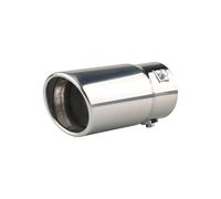 HXVGEGKPYK Punta Escape Silenciador De Tubo De Escape De Automóvil De Boca Recta De Acero Inoxidable De Doble Tubo Simple Silenciador Escape(1)